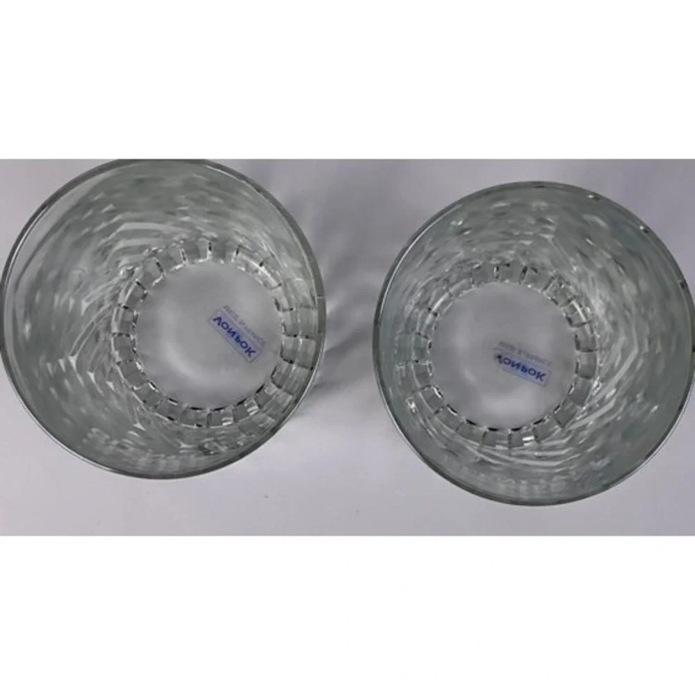 The‎ Glenlivet Whiskey Tumbler Glasses Set of 2 Heavy Base Etched Design